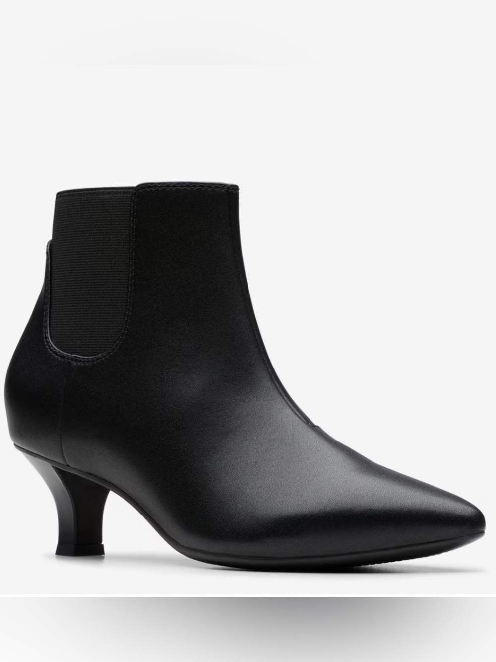Clarks Collection Kepley Erin Boots In Black Leather Women's Size 7M New In Box